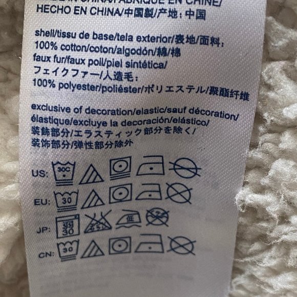 Tommy Hilfiger Blue sweater Jacket, Sherpa lined - Picture 5 of 5